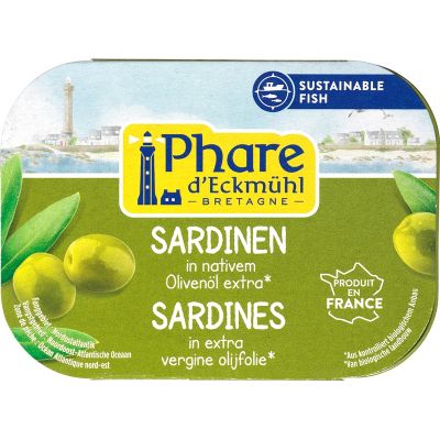 Sardines Bretagne van Phare d`Eckmühl, 11 x 135 g